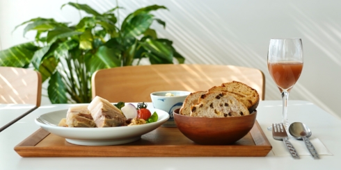 宗像堂のパンで朝ごはん