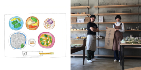 タネカら商店の野菜で朝ごはん