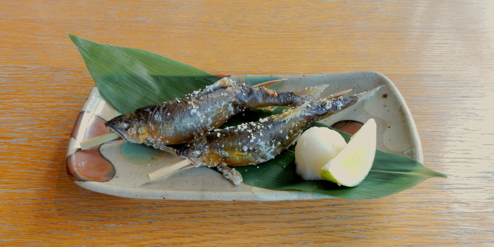 久慈川産天然鮎の塩焼き 食べ比べ