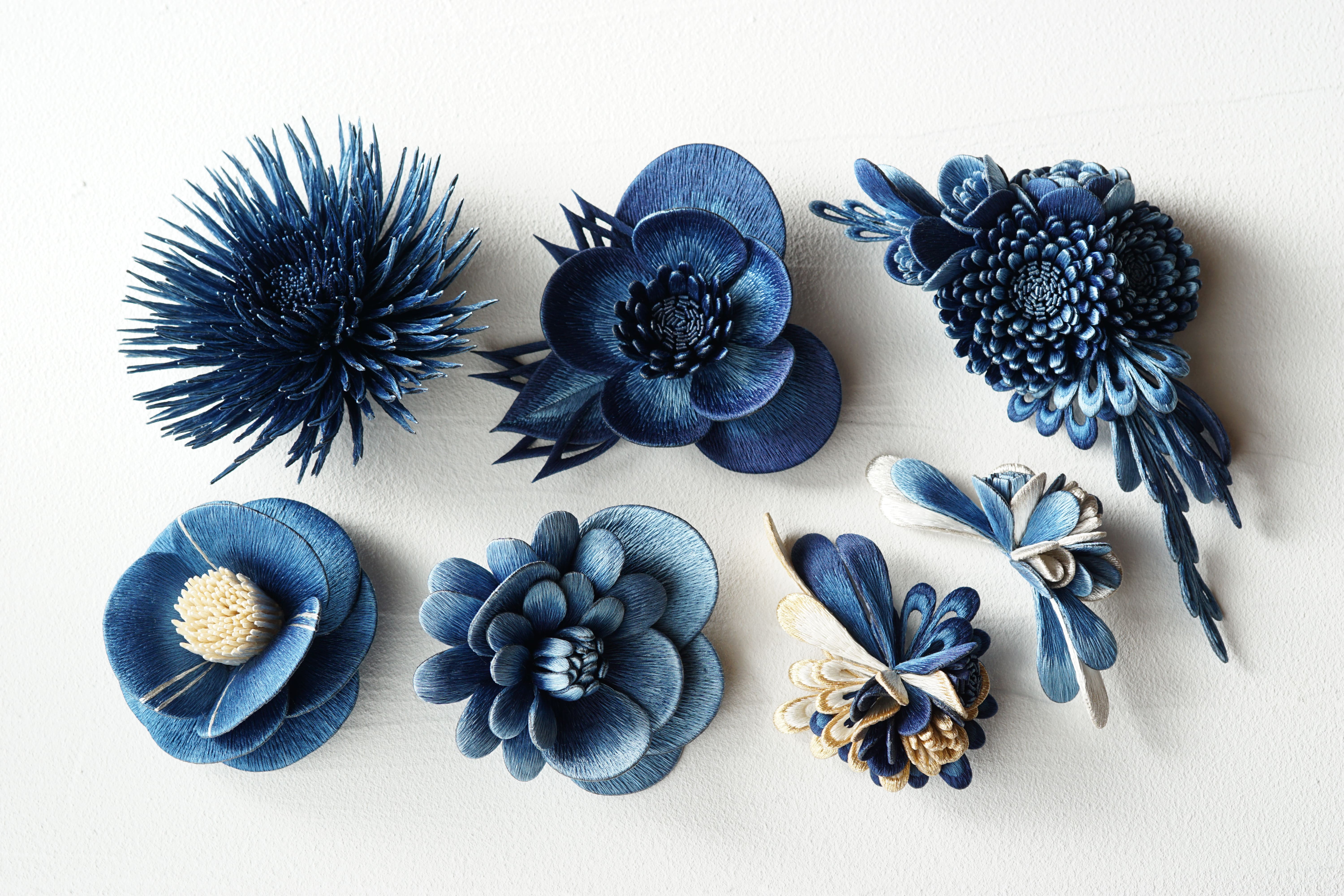 群馬 高澤恵美の刺繍花アクセサリー | D&DEPARTMENT